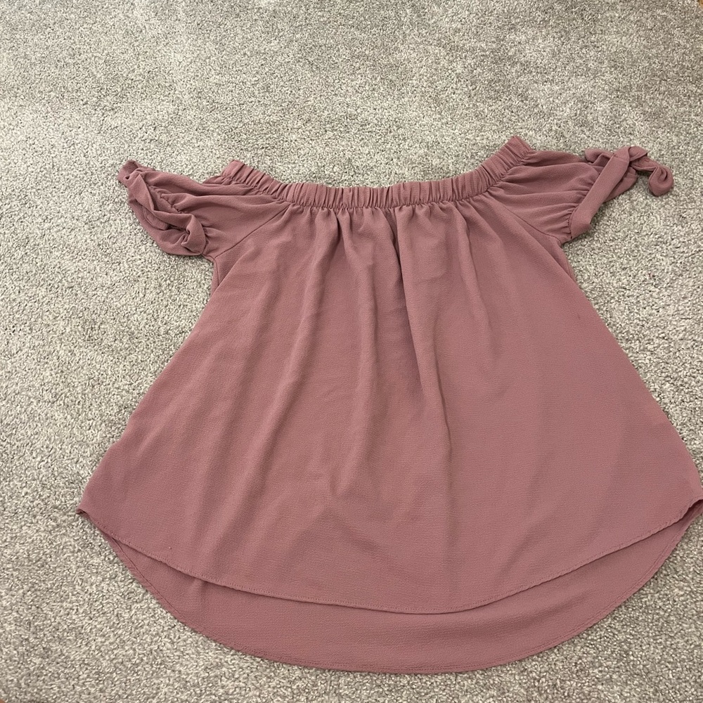 Off the shoulder blouse